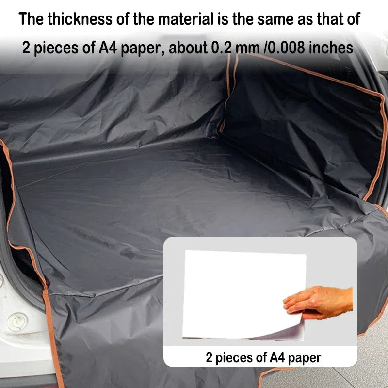 General Motors Factory Car Pet Mat Trunk Mat SUV Cargo Liner Waterproof Trunk Seat Cover for Back Cargo Area, Universal Fit