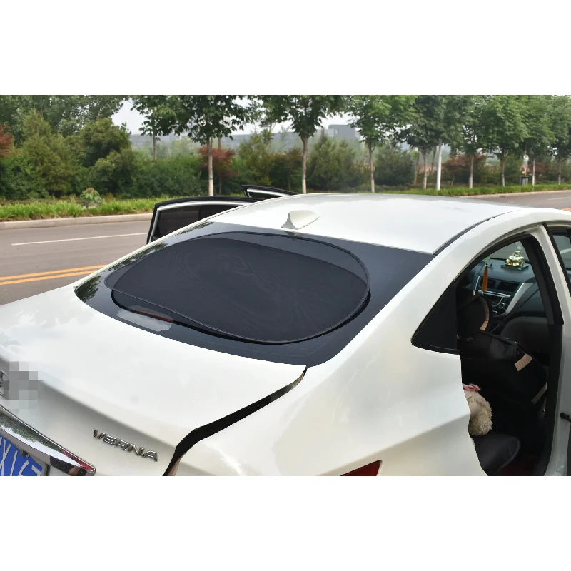 5PCS Car Window Sunshade Cover Sun UV Protection Auto Front Rear Black Window Curtain Side Glass Mesh Sunshades Accessories