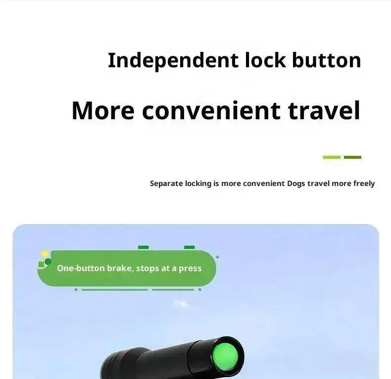 Auto Retractable Double-Headed Dog Leash 3M Rope for 2 Dogs with LED Flashlight 360 Degree Dual Traction Rope Pet Supplies