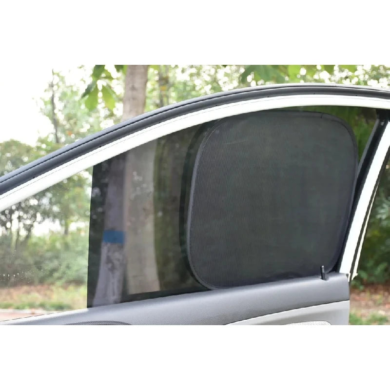 5PCS Car Window Sunshade Cover Sun UV Protection Auto Front Rear Black Window Curtain Side Glass Mesh Sunshades Accessories