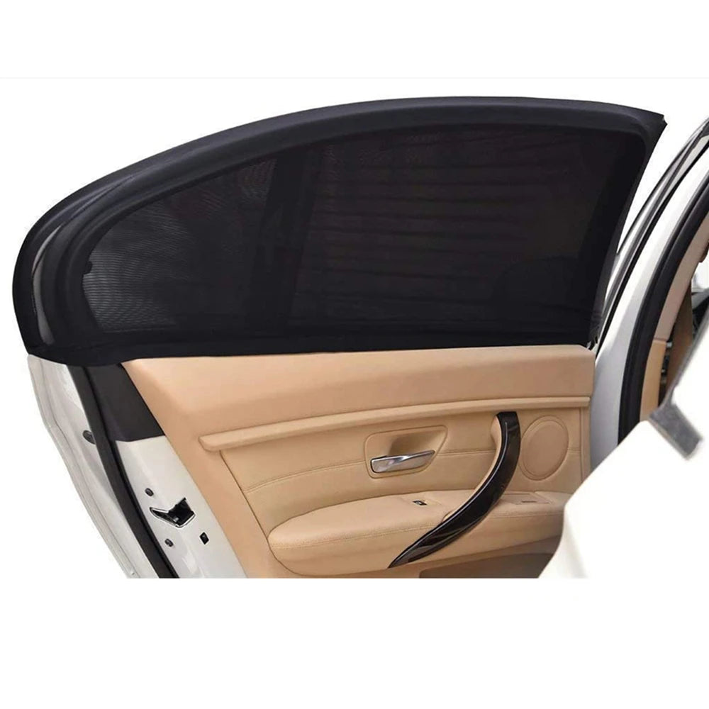 Car Sunshade Curtains Universal Side Window Shades SUV Curtains Protection Repellent Mosquito Mesh Net Sunshade Auto Accessories