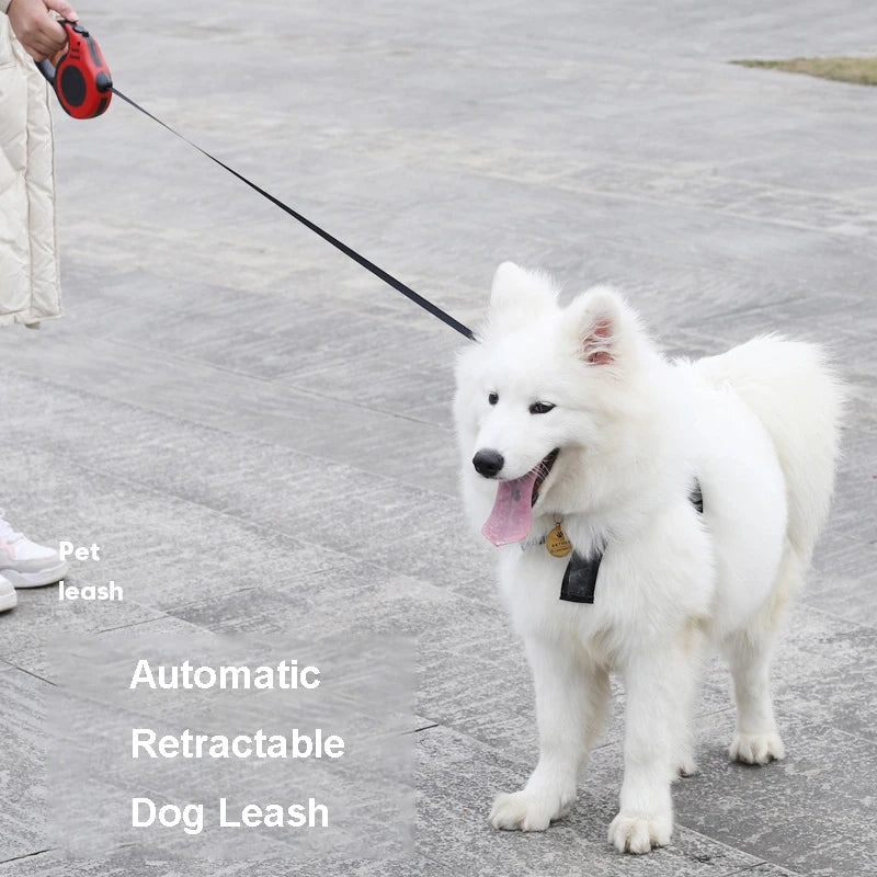 3 Meters 5 Meters Retractable Dog Leash Pet Leash Traction Rope Belt Automatic Flexible Leash