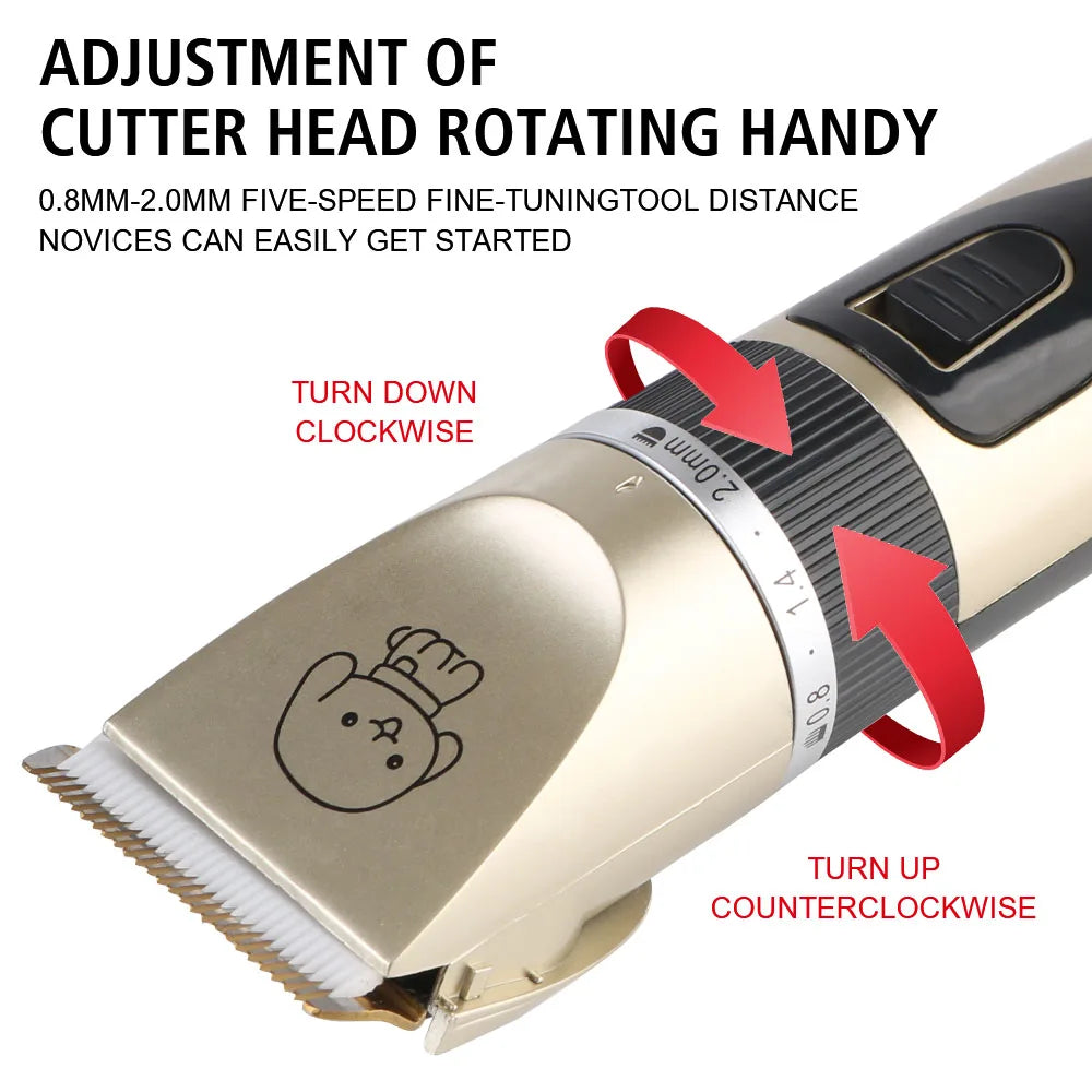 Pet Hair Clipper Haircut Trimmer Shaver Set For Rabbit Dog Cat Puppy Grooming Clipper Cutter