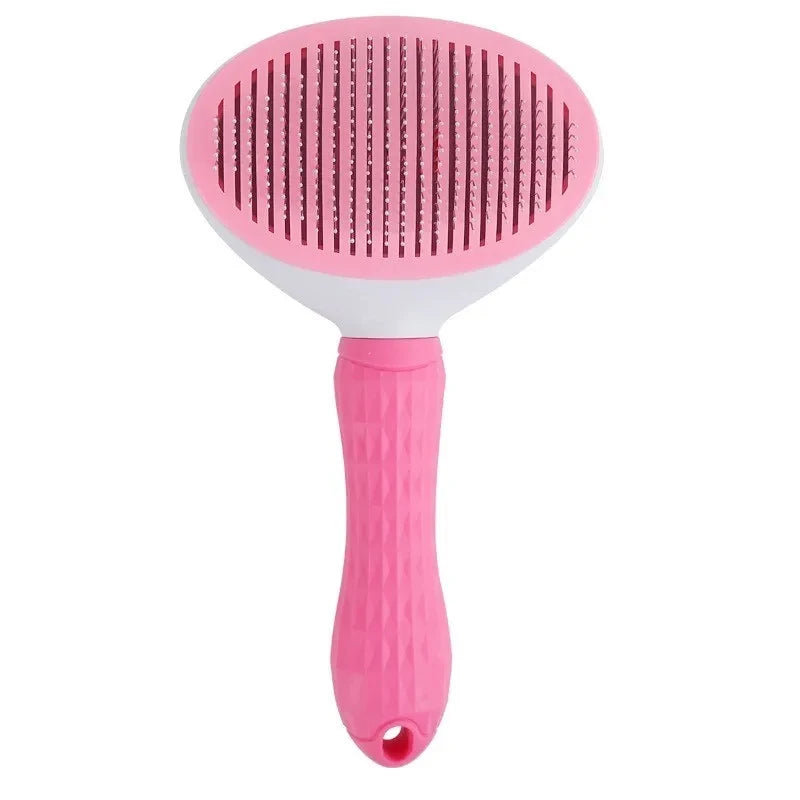 Pet Dog Brush Cat Comb Self Cleaning Pet Hair Remover Brush For Dogs Cats Grooming