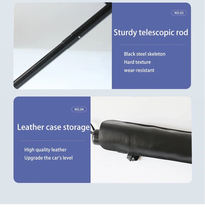 Car Windshield Sun Shade, Foldable Umbrella Sunshade/Cover for Most Cars Reflective Sunshade for Car Front Windshield