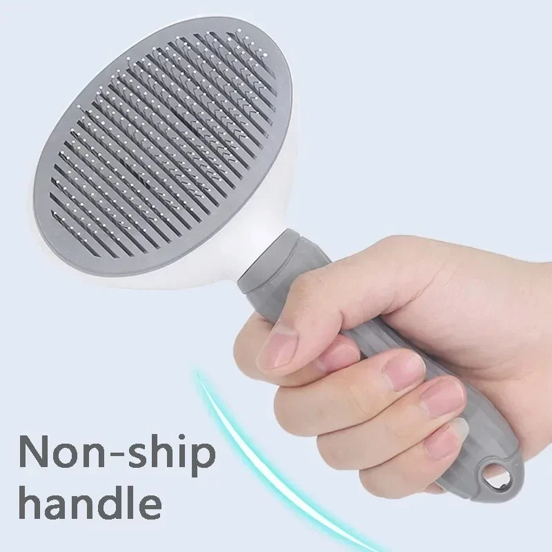 Pet Dog Brush Cat Comb Self Cleaning Pet Hair Remover Brush For Dogs Cats Grooming