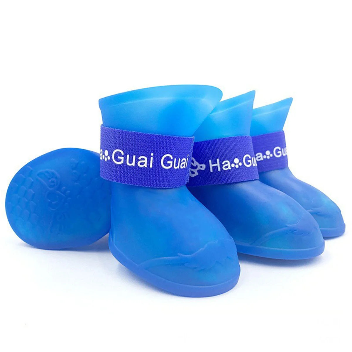 4Pcs Pet Water Proof Rain shoe Anti-slip Rubber Boot For  Dogs Cats Outdoor