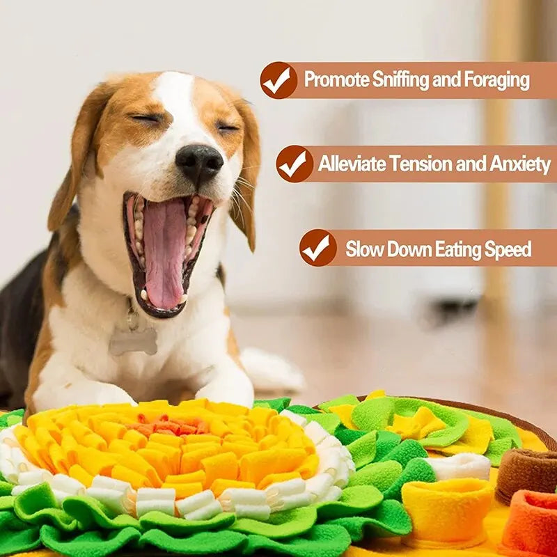 New Pet Smell Mat Foraging Smell Training Blanket Entertainment Interactive Dog Slow Food Mat Training Educational Pet Toys