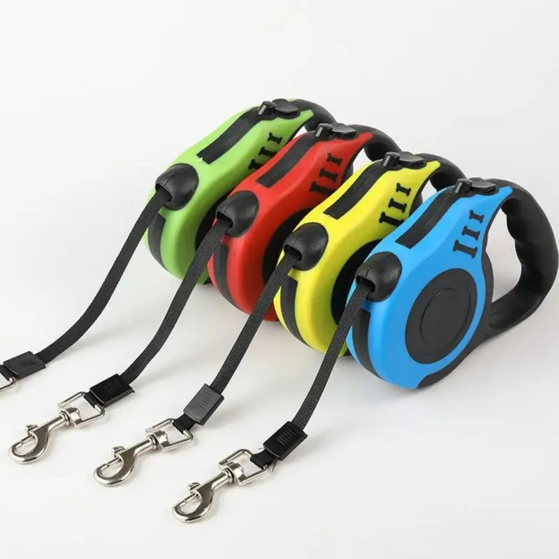 3 Meters 5 Meters Retractable Dog Leash Pet Leash Traction Rope Belt Automatic Flexible Leash