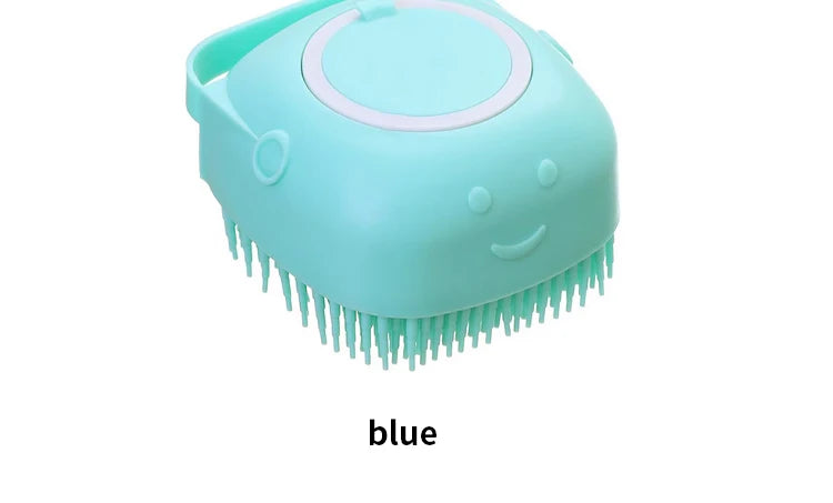 Pet Bathing Brush Soft Silicone Massager Shower - Dog Cat Cleaning