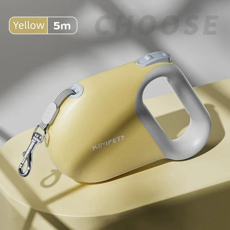 5M Retractable Dog Leash Pet Leashes Traction Rope Reflective Belt Automatic Flexible