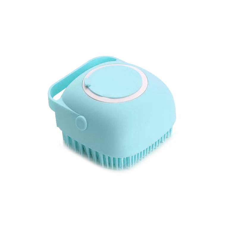 Pet Bathing Brush Soft Silicone Massager Shower - Dog Cat Cleaning