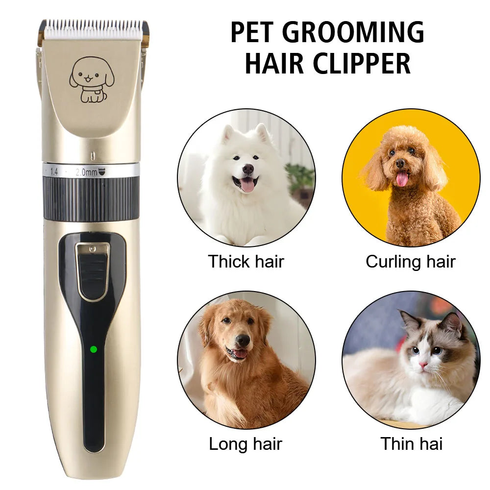 Pet Hair Clipper Haircut Trimmer Shaver Set For Rabbit Dog Cat Puppy Grooming Clipper Cutter