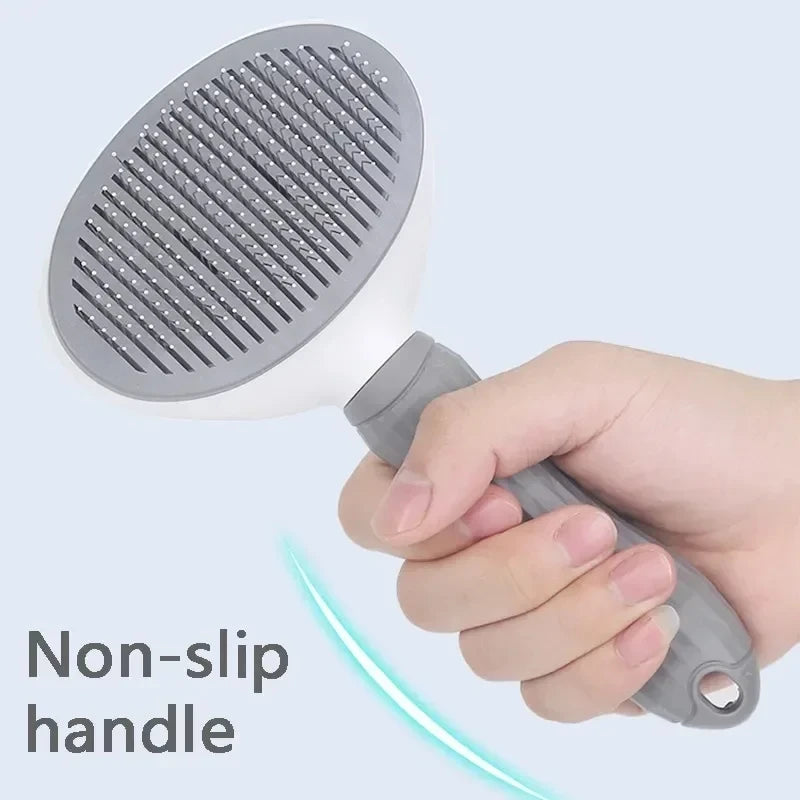 Pet Dog Brush Cat Comb Self Cleaning Pet Hair Remover Brush For Dogs Cats Grooming