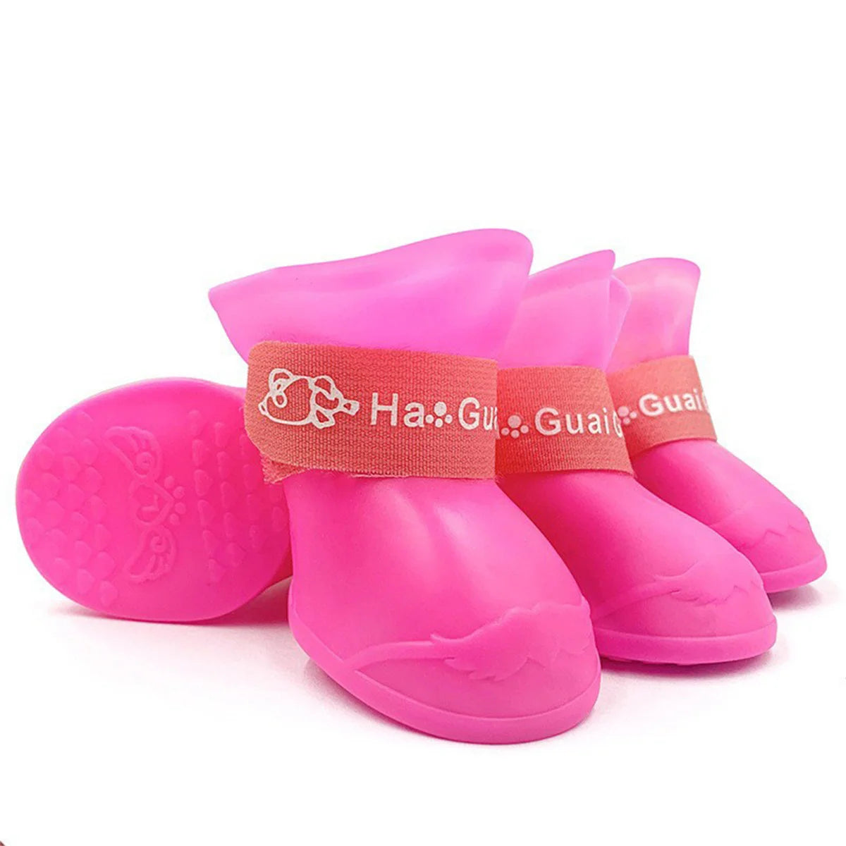 4Pcs Pet Water Proof Rain shoe Anti-slip Rubber Boot For  Dogs Cats Outdoor