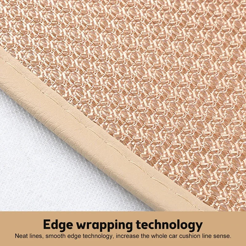 Summer Car Seat Cushion Cover Breathable Ice Silk Non Slip Auto Seat Protector Pad Men Women Universal Car Interior Accessories