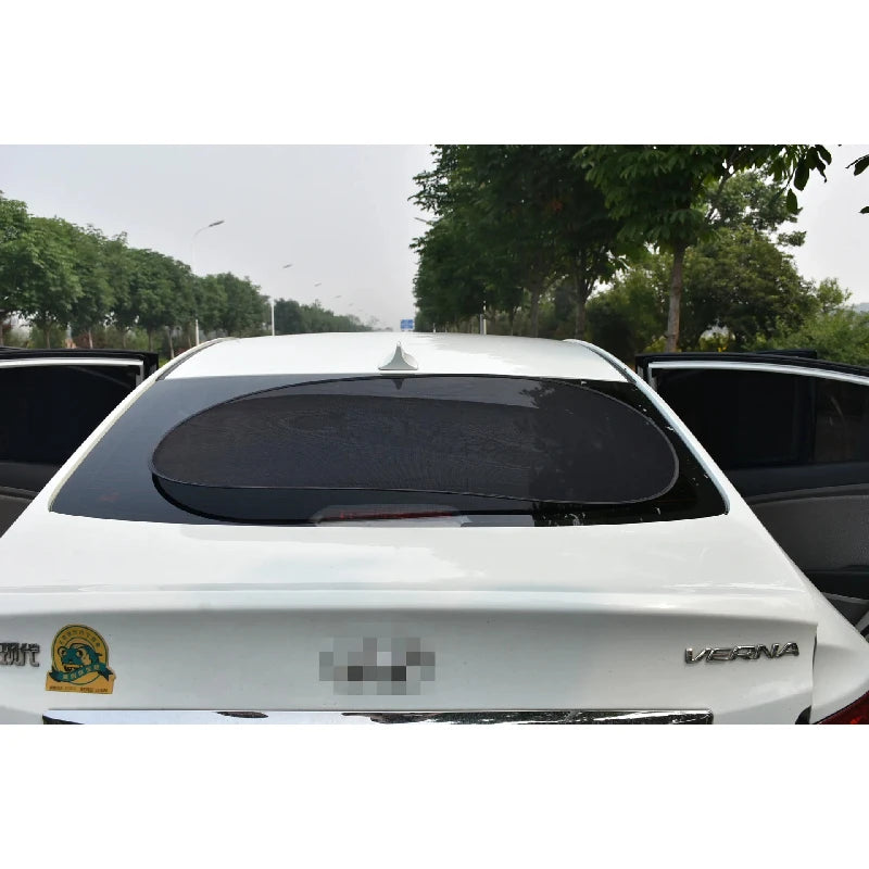 5PCS Car Window Sunshade Cover Sun UV Protection Auto Front Rear Black Window Curtain Side Glass Mesh Sunshades Accessories