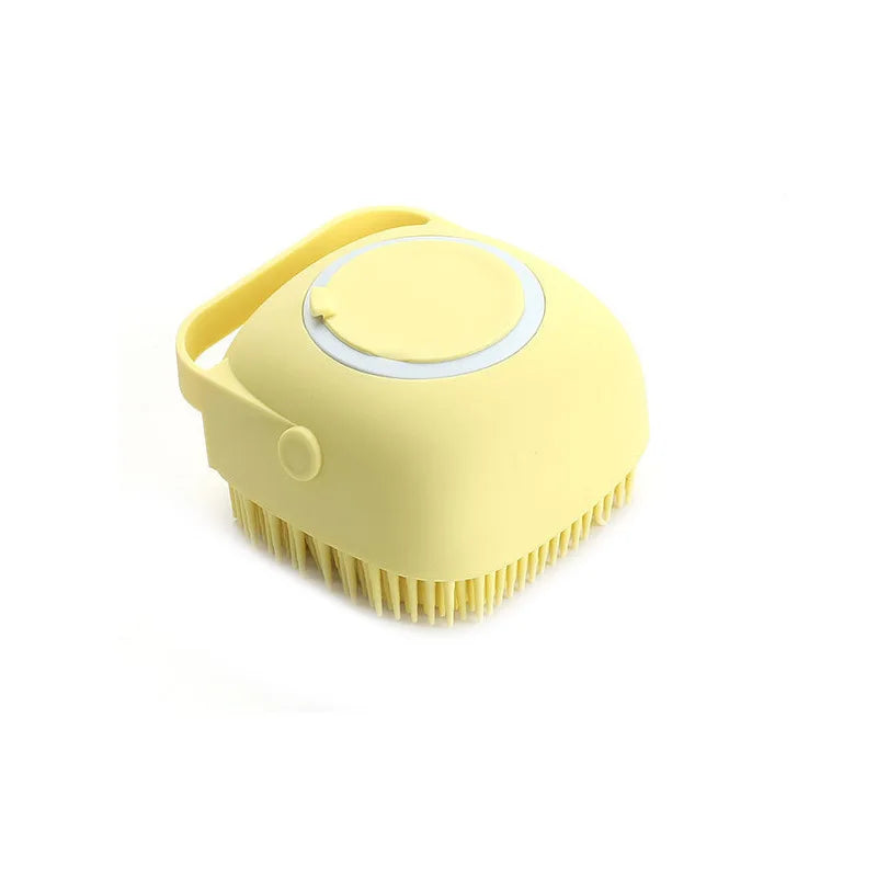 Pet Bathing Brush Soft Silicone Massager Shower - Dog Cat Cleaning